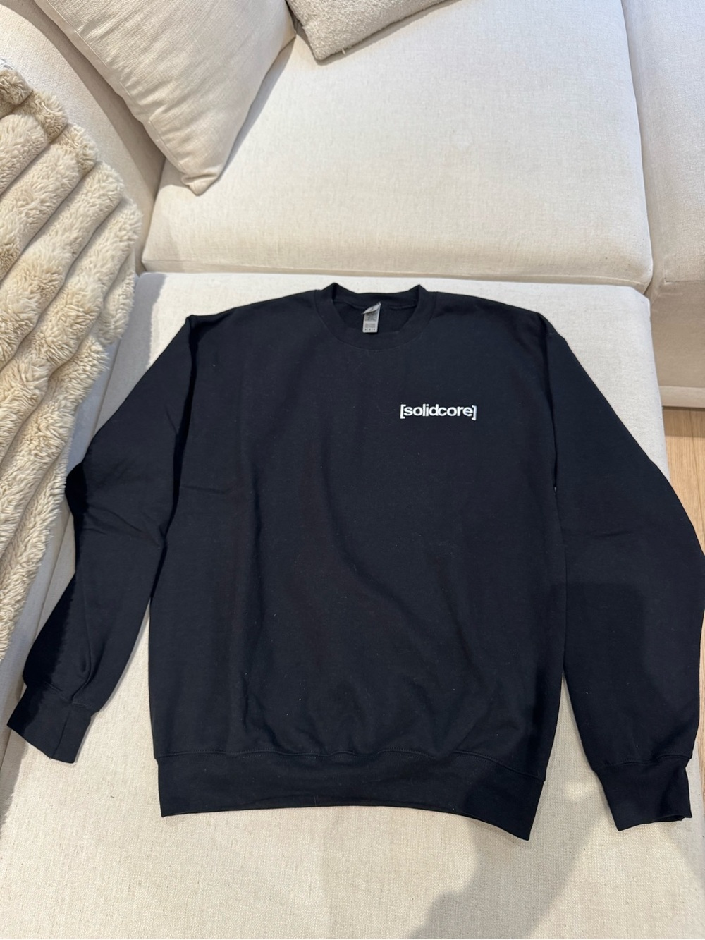 Solidcore Black Crewneck Sweatshirt